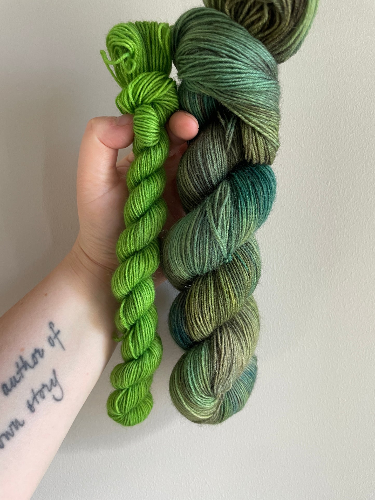 Sockset: SockaTunn 100+20g "Grönska”