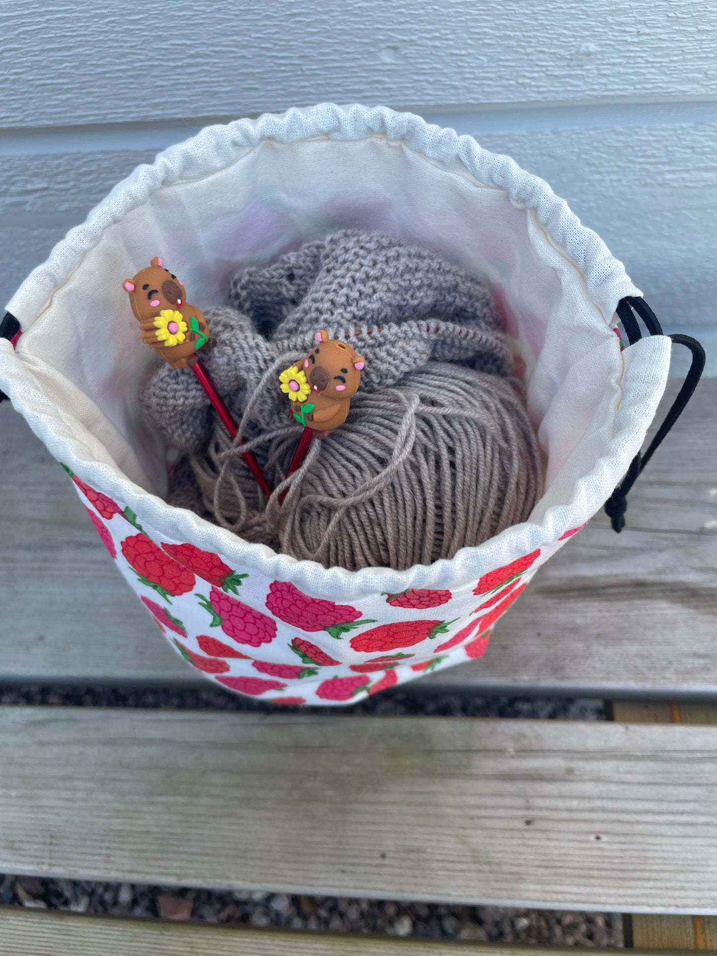 Projektpåse liten - ”Hallon”