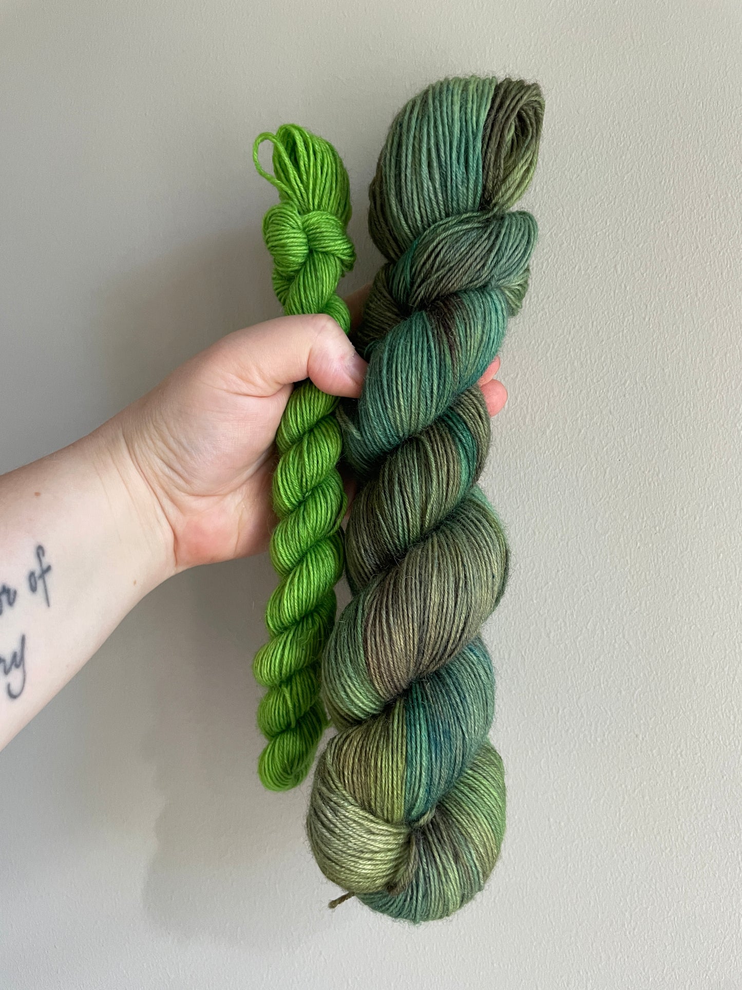 Sockset: SockaTunn 100+20g "Grönska”