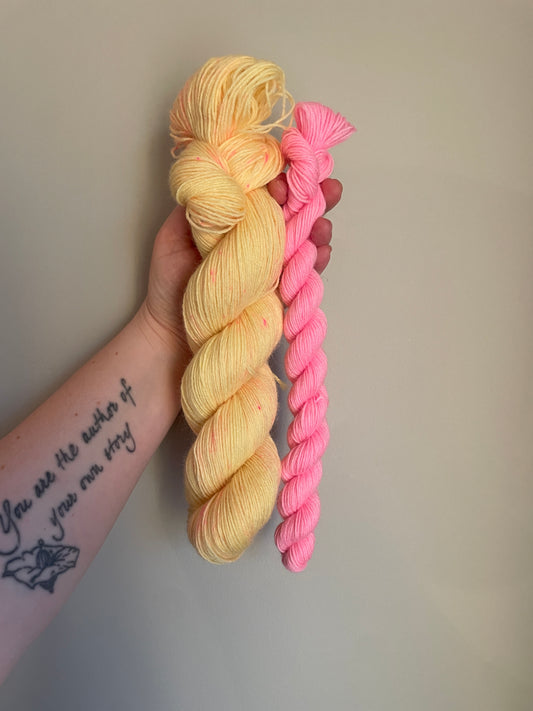 Sockset: SockaTunn 100+20g "Lemonad”
