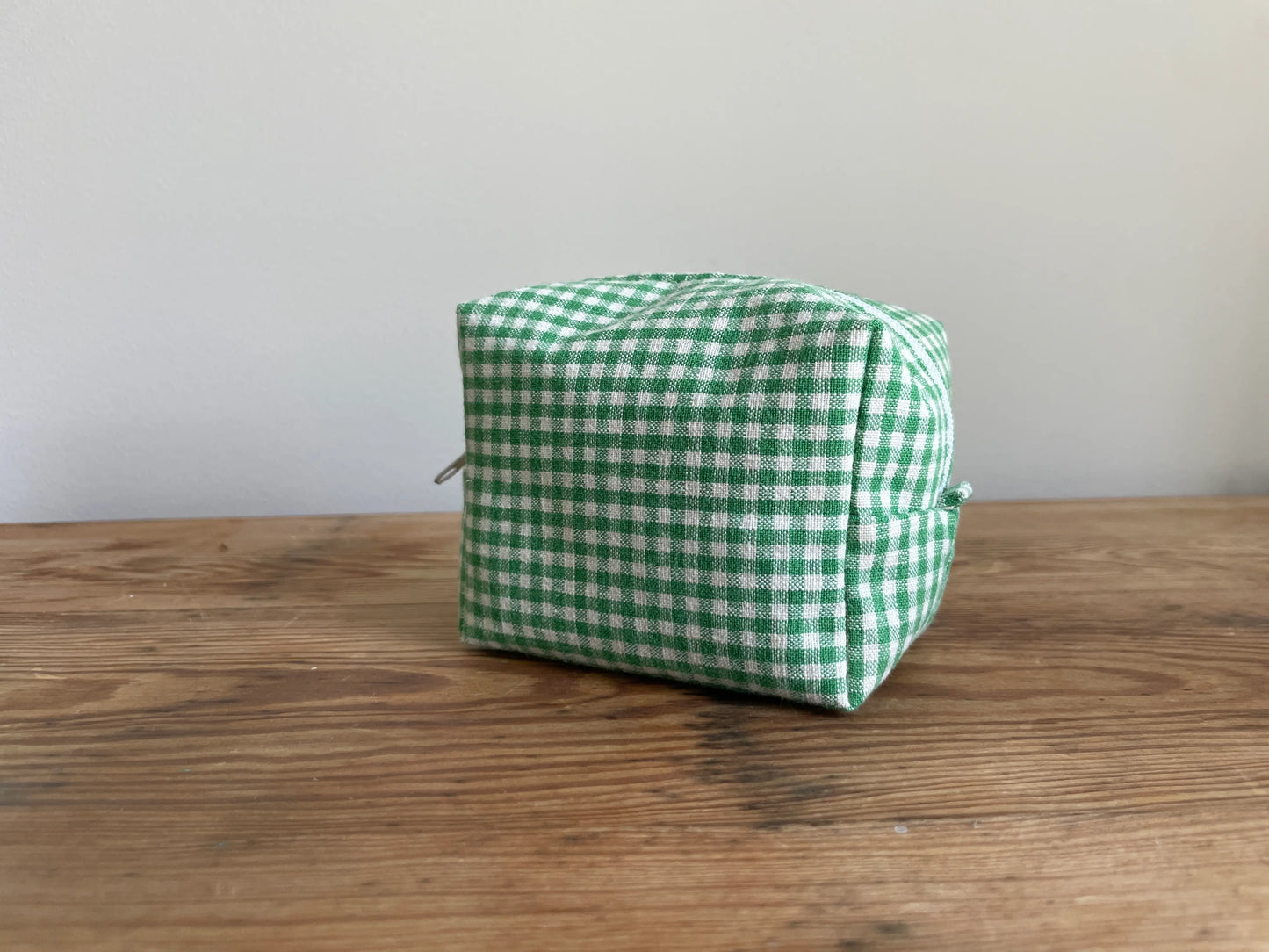 Necessär boxy mini - "Grönrutig”