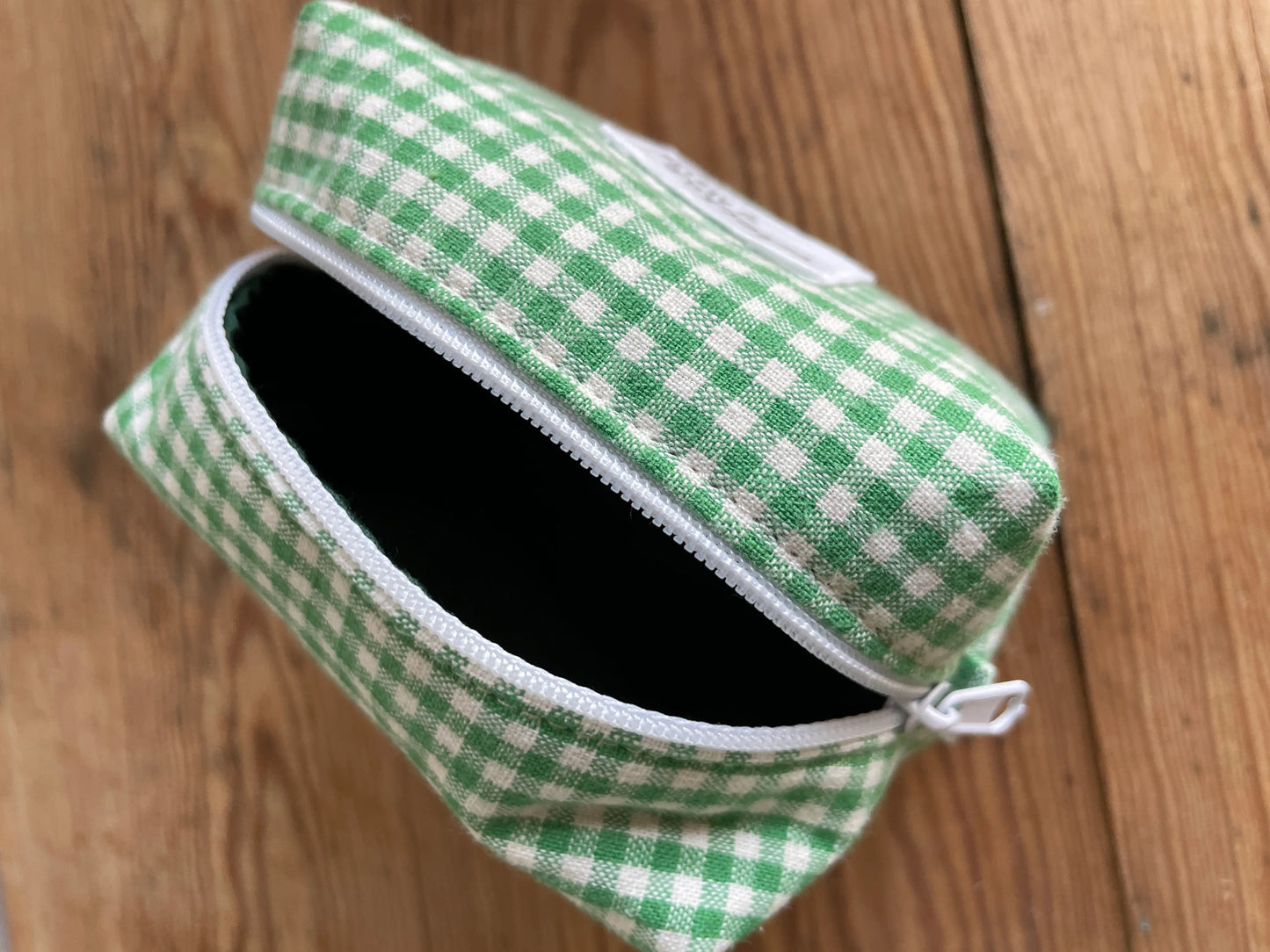 Necessär boxy mini - "Grönrutig”