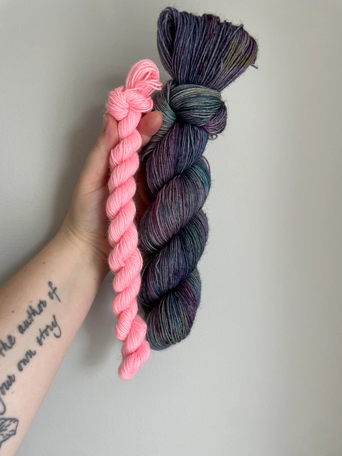Sockset: SockaTunn 100+20g "Nattviol"