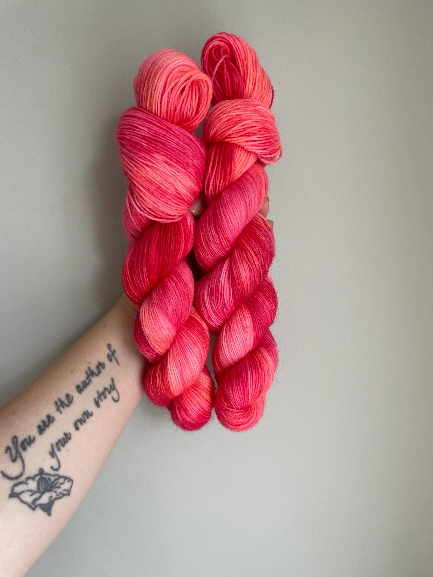 Sockset: SockaTunn 100+20g "Rosa Flamma"