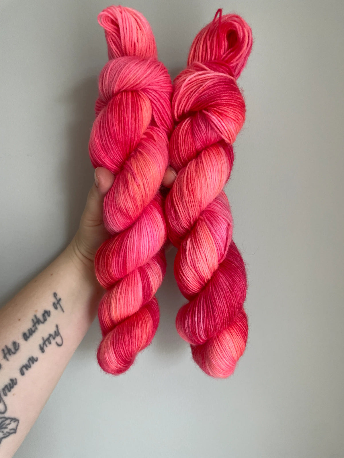 Sockset: SockaTunn 100+20g "Rosa Flamma"
