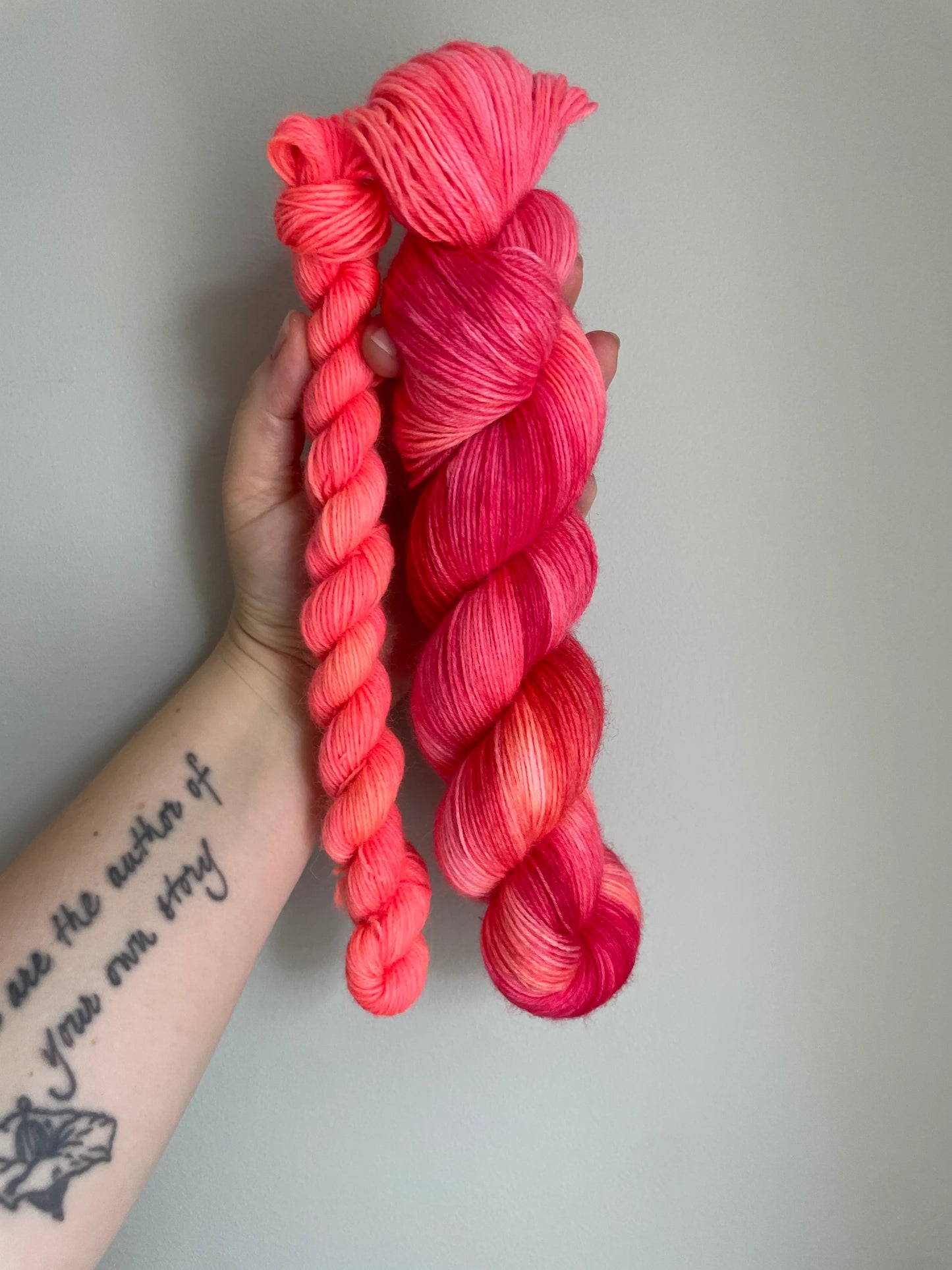 Sockset: SockaTunn 100+20g "Rosa Flamma"