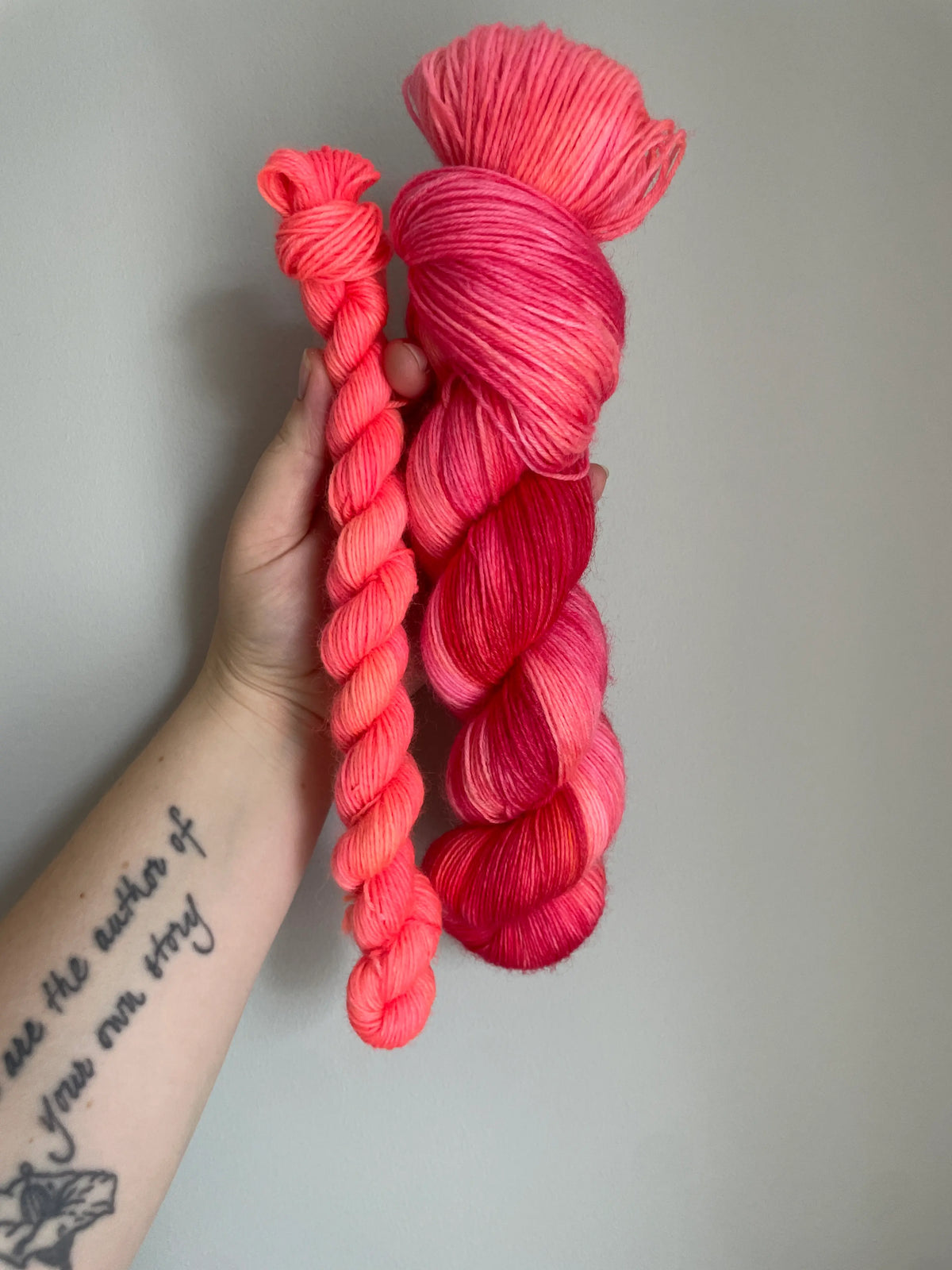 Sockset: SockaTunn 100+20g "Rosa Flamma"